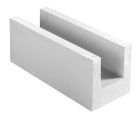 Bloc beton cellulaire de chainage horizontal THERMO 25 TU - long. 62,5cm x haut. 25cm x ep. 25cm - R = 2,78