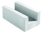 Bloc beton cellulaire de chainage horizontal THERMO 36,5 TU - long. 62,5cm x haut. 25cm x ep. 36,5cm - R = 4,05