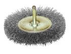 BROSSE CIRCULAIRE D.75 / TIGE DE 6x30 FIL 0.30 acier ondule