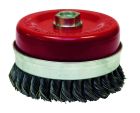 BROSSE CONIQUE D.65 M14 FIL 0.50 acier torsade (conditionnement de 4)