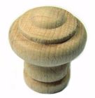 Bouton rustique hetre naturel Headbourne - Diametre 25 mm - Hauteur 32 mm - Vendu par 1