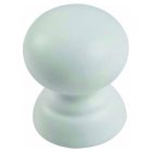 Bouton bombe bois laque blanc Shepherd - Diametre 40 mm - Vendu par 1