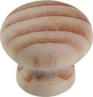 Bouton bombe pin naturel Shepherd - Diametre 30 mm - Vendu par 1