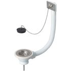 BONDE A BOUCHON POUR CUISINE GRES D60 AVEC TROP PLEIN PRO