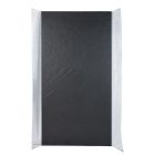 PAROI EN PIERRE NATURELLE en GRAPHITE - NOIR 200 x 100 cm