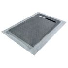 RECEVEUR PIERRE NATURELLE 185 x 90 cm en Roche De Mer - Gris Moyen