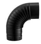 COUDE EMAILLE NOIR M 90° 0:130