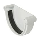 FOND DE GOUTTIERE A JOINT POUR PROFILE LG25 BLANC - UFGJ25B