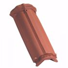 Arêtier petit modèle élégant à emboîtement universelle terre cuite Rouge nuancé