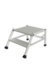 Marchepied aluminium simple PODIUM 2 marches - haut. 2,49m - Podium