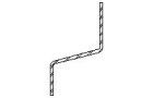Larmier en aluminium longueur 3 ml noir 12