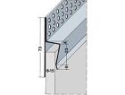 Profilé de ventilation sous toiture Section ventilation 75 cm2 / ml (ép. Panneau 8 à 15mm)  Naturel Longueur 2,50m