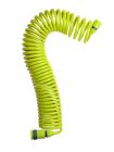 Tuyau flexible Torsadé 9 mm - 10 m en EVA . Coloris Anis  / Livré avec Raccords et Pistolet 8 jets