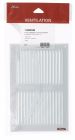 GRILLE PERSIENNE ALU BLANC ANTI INSECTE  DIMENSION 20X30    - 1LM2030B