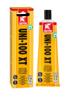 Colle PVC rigide thixotrope sans THF - UNI-100® XT transparent - tube de 125ml