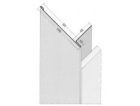 Profilé de raccord sans recouvrement Pour plaque épaisseur 13mm (recouvrement 85mm)  Naturel Longueur 2,50m
