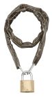 CHAINE 90CM + CADENAS LAITON 40MM 2CLES