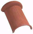 Faîtière à bourrelet à emboîtement universelle terre cuite Rouge ancien - long. 46 cm