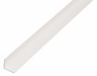 Profilé cornière égale 50x50x1,5mm / 1m plastifié blanc