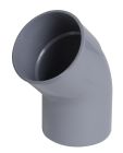 COUDE SIMPLE MALE/FEMELLE 45° DIAMETRE 125 - UCX4
