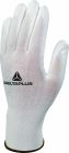 Gants tricot 100% polyamide - paume enduite PU - jauge 13 Blanc T9