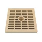 Grille légère pour regard 200x200mm sable - GRILLE POLY. 200 X 200 SABLE