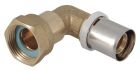 COUDE A SERTIR A VIS ECROU TOURNANT 20/27 90° DIAMETRE 20 - FLCT2020F