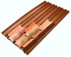 Plaque de sous˗toiture - ONDULINE FLEXOUTUILE T235 - 2,00 m x 1,010 m -  Ocre