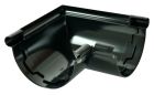 ANGLE DE GOUTTIERE A COLLER A 90° POUR PROFILE LG25 NOIR - UANC25N