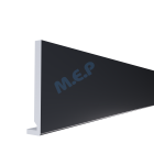 Jumbo '16' Planche de rive en PVC cellulaire hauteur 175 mm x 5 mlép 16 mm - Jumbo '16' Planche de rive en PVC cellulaire hauteur 175 mm x 5 mlép 16 mmcouleur ANTHRACITE