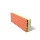 Planelle terre cuite - monO'MUR - long. 37,5cm x larg. 8,5cm x haut. 20cm