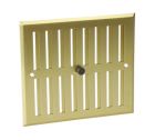 GRILLE FERMETURE ALUMINIUM DORE 17X19    - 1LF1719D