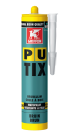 Colle à bois thixotrope - PU-TIX brun - cartouche de 340g