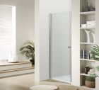 Porte de douche pivotante - VP92TVC verre transparent - larg. 0,6m x haut. 1,9m x ep. 6mm
