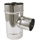 TE 90° PIQUAGE PRISE AIR Ø60 APOLLO PELLETS Ø80/125