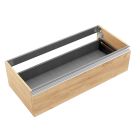 Coquette SPIRIT 1200 1 tiroir métallique CHÊNE AFRICAIN 1194 x 270 x 450 mm