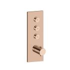 FACADE THERMO TWIST  THERMOSTATIQUE 3 SORTIES TRIVERDE OR ROSE