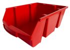 Bac à bec polypro - emboitables à vide - 28L- rouge