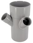 EMBRANCHEMENT EQUERRE MALE/FEMELLE  45° DIAMETRE 100/40   - AT74