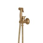 kit wc mitigeur  retro avec flexible et douchette a impulsion