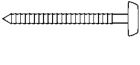 Clou en inox blanc - larg. 65mm