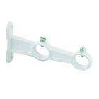 SUPPORT PLAST.DOUBLE 85MM - SACHET de 2 PCES