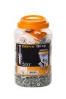 Cheville autoforeuse en métal - DRIVA - diam. 14 mm x long. 31 mm - Bidon plastique de 150