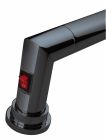 Sèche-serviette électrique - SERENO 1 barre avec interrupteur Noir 20W
