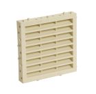 GRILLE MACONNERIE  COMBINAISON CARREE AVEC ANTI INSECTE   SABLE   - M64S
