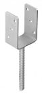 PIED DE POTEAU EN U A ANCRER 71 X 120 X 4 Bte 6