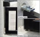 PIVOT DE PORTAIL A SCELLER 30 X 30 - tube 35