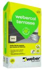 Colle fibree pour terrasses et balcons WEBERCOL TERRASSE beige sac 25kg