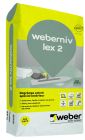 Ragreage colore special exterieur WEBERNIV LEX 2 gris ciment sac de 25kg