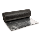 Rouleau pare vapeur acoustique en voile de verre noir revetu aluminium 40µ Rocksourdine L 50000 x l 400 x ep 3 (mm)